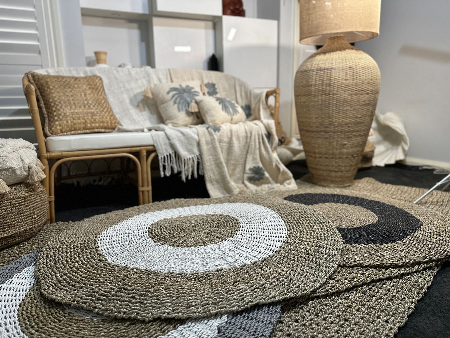 Round Seagrass Rug 