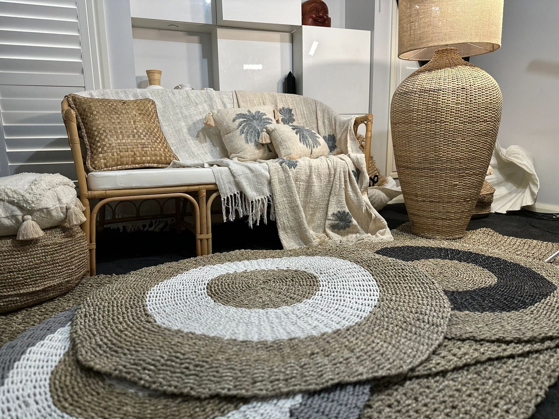 Round Seagrass Rug 