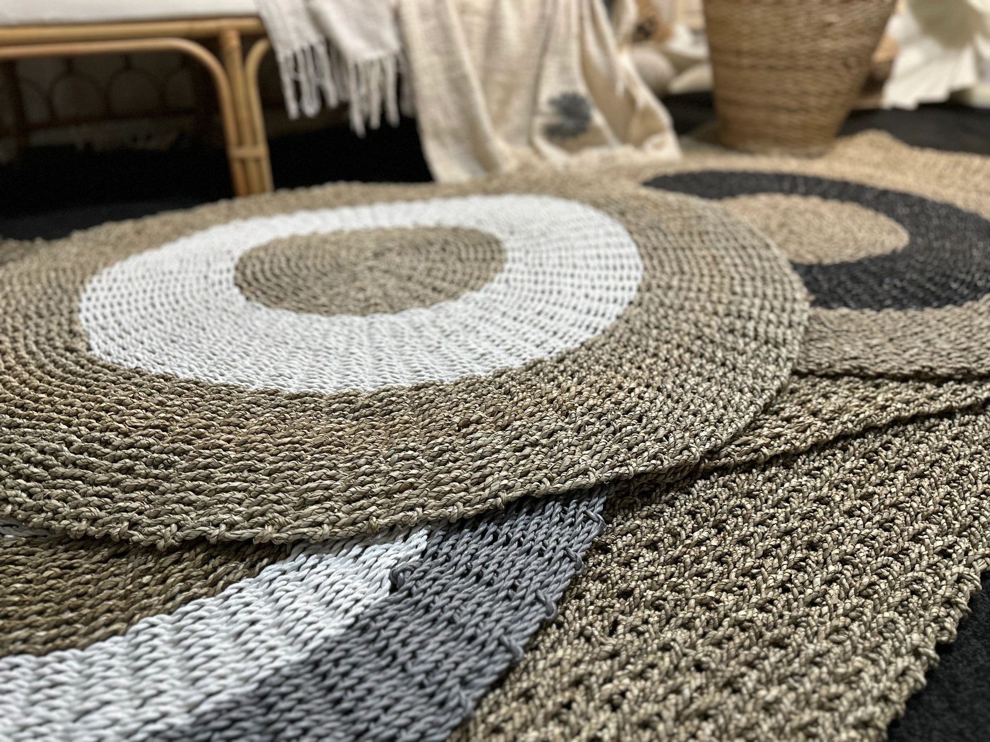 Round Seagrass Rug 